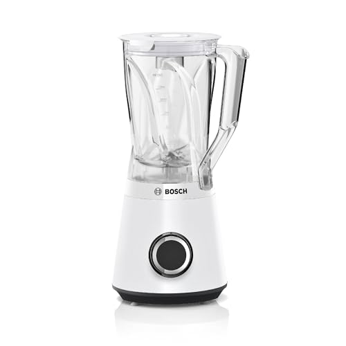 Bosch Standmixer Smoothie Maker 1200 W 1 5l Kunststoff-Mixbehälter weiß spülmaschinenfeste Teile 30.000 U/min Made in Europe VitaPower Serie 4 MMB6141W