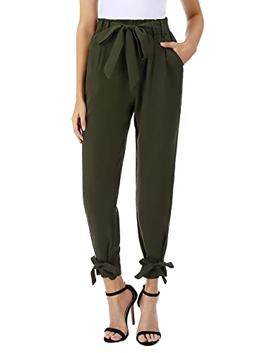 Youngull Pantalones Mujer Cinture Alta Cover