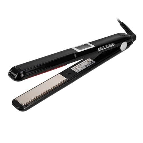 Plancha para cabello con tratamiento de keratina negra miniatura 1