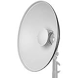Fovitec StudioPRO Photography Strobe Lighting Monolight Diffuser Beauty Dish 22 Inch with Bowens Mount Speedring