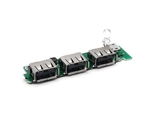 Image of S P Pack of 1 Pcs 3 USB 5V 1 AMP Mobile Module Lithium Li-ion Battery Charging LED Indicator Mother Board