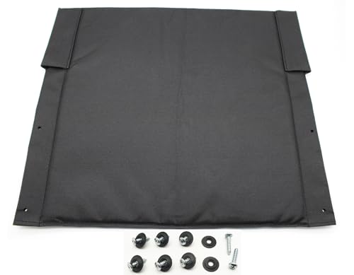 Blue Streak Wheelchair 18' Back Upholstery Replacement - Nylon Back, with Hardware, STDS4S2208 - Suitable for K1/K2 Wheelchairs (1Ea, Black)