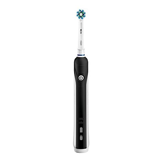 Braun Oral-B Pro 750 Black elektrisk tandborste med reseetui