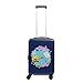FUL Spongebob Squarepants 22.5 Inch Carry-On Luggage, Hardshell Rolling Suitcase with Spinner Wheels, Blue, Medium