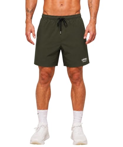 Image of ENDEAVOUR WEAR Men's Quick Dry Lightweight Sports Shorts Zipper Pockets
