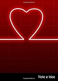  Note e Idee: Taccuino / quaderno picollo amore cuore battere battito cardiaco tenere sotto controllo A6 a quadretti