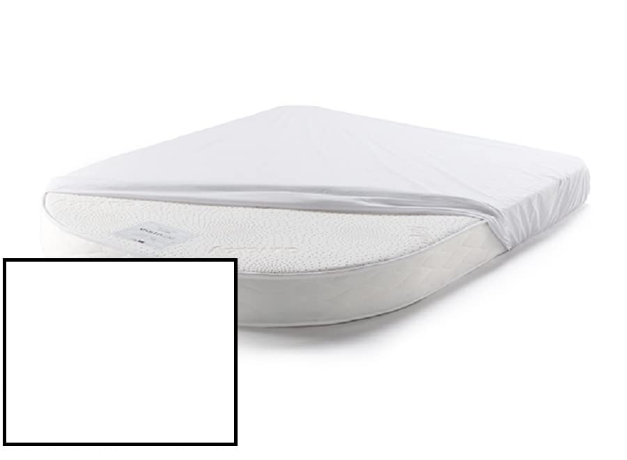 CARAVAN/MOTOR HOME ISLAND BED FITTED SHEETS Hand Made (White, 15" (38cm Deep))
