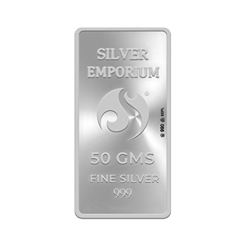 Silver Emporium BIS approved 50 Grams 99 Purity Silver Bar (B07YZ79GRT) Amazon Price History, Amazon Price Tracker