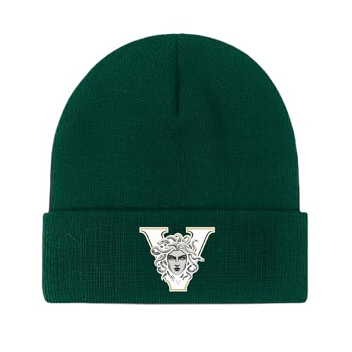 Chapeau tricoté rétro chic à imprimé exclusif pour l'hiver