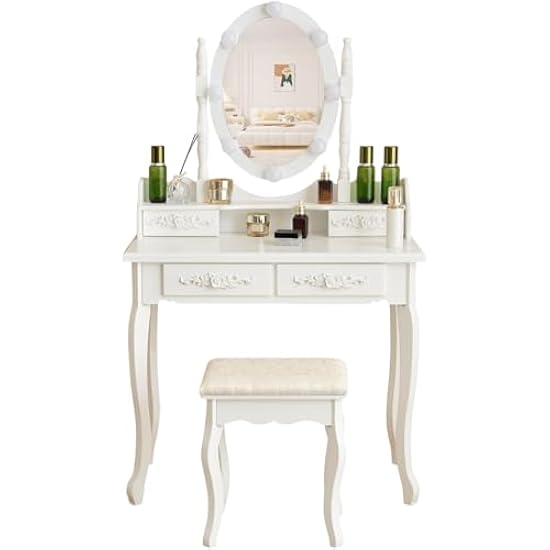 幅43cm】ドレッサー テーブル デスク おしゃれ 鏡台 一面鏡【ホワイト 幅43cm】ドレッサー テーブル デスク おしゃれ 鏡台 一面鏡【ホワイト