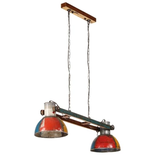 Lampe suspendue industrielle multicolore 25W E27 111cm pour maison - 3