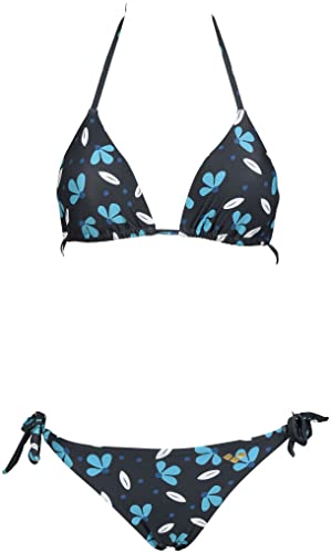 Maillot de bain deux pièces triangle Arena femme bikini sport gris asphalte