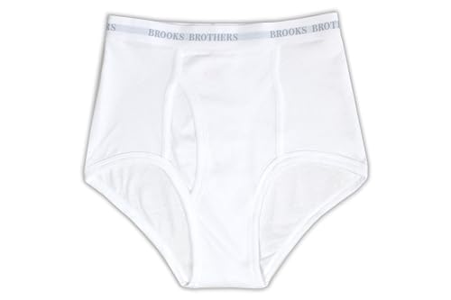 Brooks Brothers Men's Regular Fit Combed Cotton Stretch Briefs Underwear 3 Pack,2
