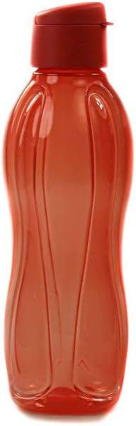 Tupperware to Go Eco EcoEasy 1 Litre Water Bottle with Clip Lid Pastel Orange