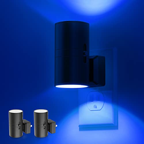 L LOHAS LED Calm Blue Night Light, Night Lights Plug into Wall, Dimmable