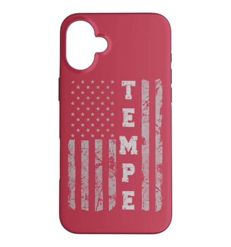 Tempe, Arizona, American Flag Case for iPhone 16 Plus