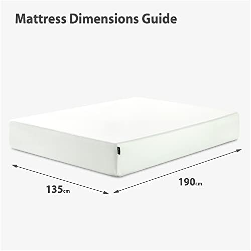ZINUS Memory Foam Spring Hybrid Mattress | Euro Top Innerspring Mattress | Green Tea-Infused Foam | Double | Height 20 cm | Mattress-in-a-Box | CERTIPUR-US