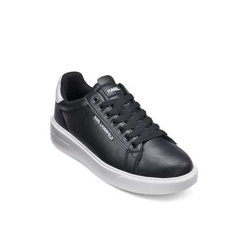 Image of Karl Lagerfeld Mens Lightweight Phylon Sole Faux Leather Sneaker