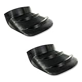 Schwarz aus Gummi SET 2 Schmutzfänger - Spritzschutz - gerillt gerippt für Simson S50 S51 S70