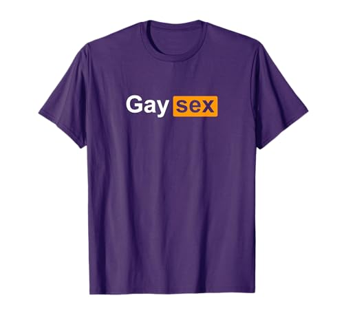 Lesbian and Gay Humor Gifts, TShirts and Apparel Gay Sex Funny Porn Joke LGBTQ Proud Dirty Joke Gift T-Shirt