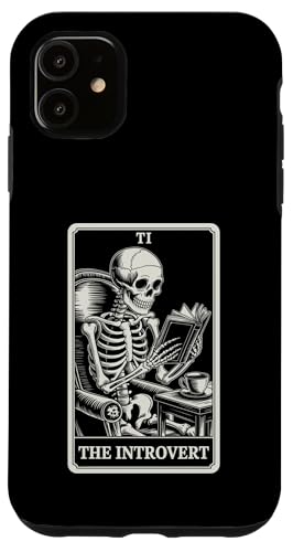 The Introvert Tarot Card Indoorsy Women Inrovert �X�}�z�P�[�X iPhone 11 �p