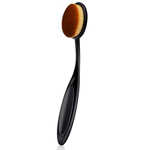Dnhcll 2 Pcs Professional Oval Loose Powder Toothbrush Foundation Makeup Brushes For Blending Liquid, Cream Or Flawless Powder Cosmetics #TOP1