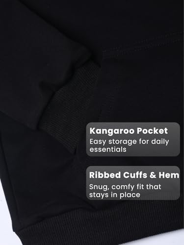 Image of WELAKEN Cotton Hoodie Sweatshirt for Girls Kids & Teens Long Sleeve Pullover with Kangaroo Pocket