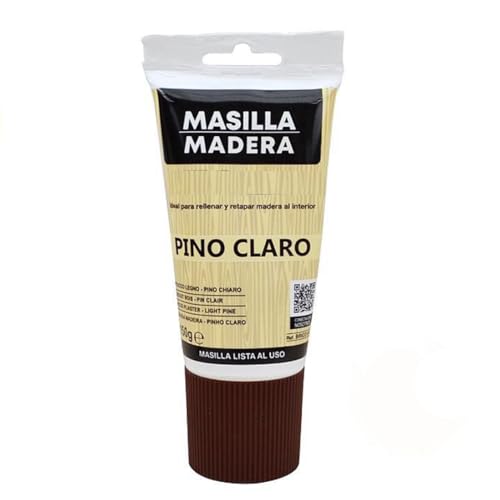 YIJIA | Masilla para Madera – Ideal para rellenar y reparar madera al interior, Masilla lista al uso, Formato en tubo, 150 g - Secado Rápido, Alta Adherencia y Fácil Aplicación - Color Pino Claro