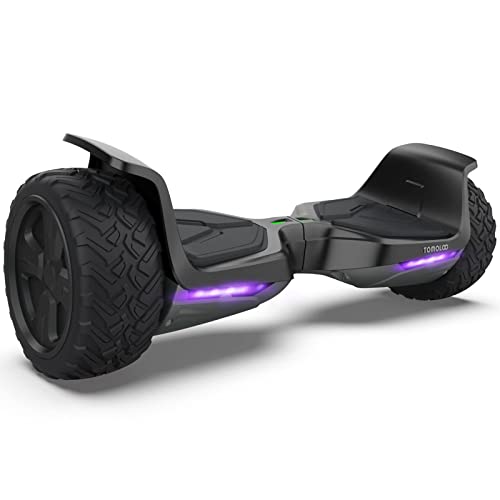 Tomoloo Hoverboard Ul2272 Certified 8.5 Inch Off Road Hoverboard App Controlled Electric Self Balancing Scooter For Kids And Adults With Bluetooth Speaker And Led Light #TOP4