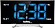 Technoline WT 460 großes Display, curved Quarz-Wecker, blau, 171 x 87 x 40 mm