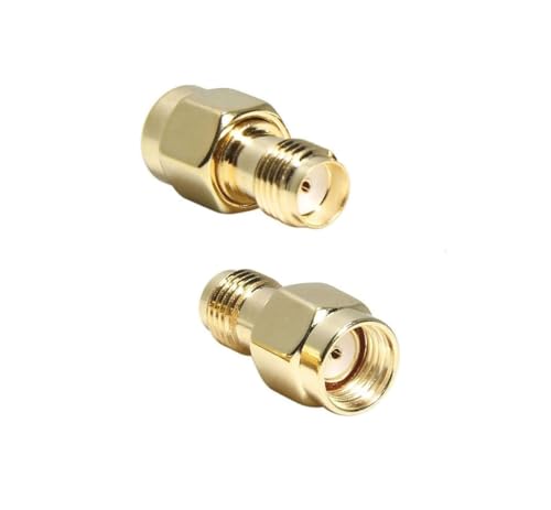 Image of 2PCS coaxial Coax Adapter SMA Female to RP-SMA Male