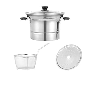 レインボークッカー　寸胴パスタ鍋　ダブルボイラーセット レインボークッカー 寸胴パスタ鍋 ダブルボイラーセット