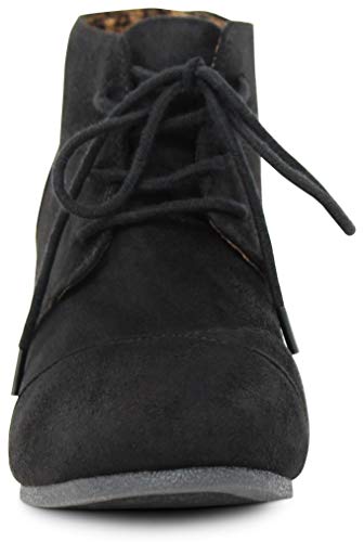 Marcorepublic Galaxy Girls Kids Childrens Wedge Boots - (Black) - Little Kid 13 #TOP2