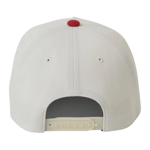 Image of Brixton, Crest C MP Snapback Hat, Off White /Adrenaline Rush, One Size