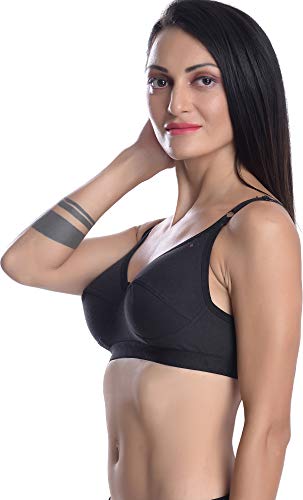 Image of FIMS - Fashion is my style Women's Cotton Non-Padded Wire Free Push-Up Bra
