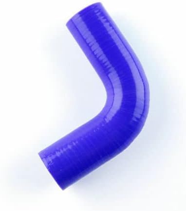 LUXERAD Codo Reductor de Diámetro Interior de 90 Grados de 2" a 2.36" (51-60mm) Acoplador de Manguera Reductor para Tubo de Entrada de Aire Directo Turbo Reforzado Universal de 4"(102mm) #Blue Hose