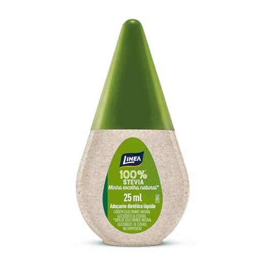 Adoçante Líquido Stevia 100% Zero Calorias Linea 25ml