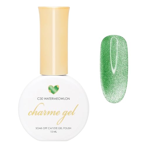 Esmalte de uñas gel magnético Daily Charme 15ml verde miniatura 1