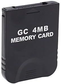 4MB GC Memory Card for Nintendo Wii GameCube, Black