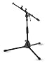 GEWA 900611 small microphone stand MS-20TB - Black - For Bass Drum/HiHat - Height adjustable 43-65cm - Boom 50-90cm - Cast base - 2.4 kg #2