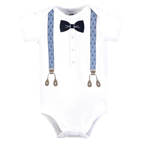 Image of Hudson Baby Unisex Baby Cotton Bodysuit, Pant and Shoe Set