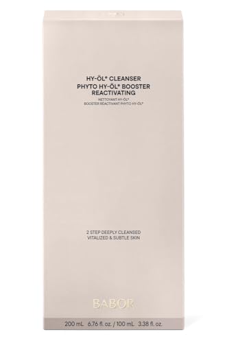 BABOR CLEANSING Set HY-ÖL und Phyto Reactivating, Reinigungs-Duo, für müde Haut, porentiefe Reinigung, mit Öl und Kräuterextrakt, 2 Teile