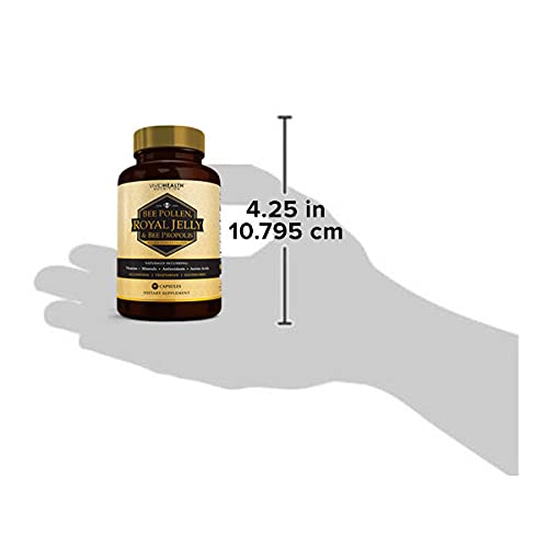 Vivid Health Nutrition BEST ROYAL JELLY BEE POLLEN High Potency Royal Jelly And Bee Pollen Capsules thumb #8