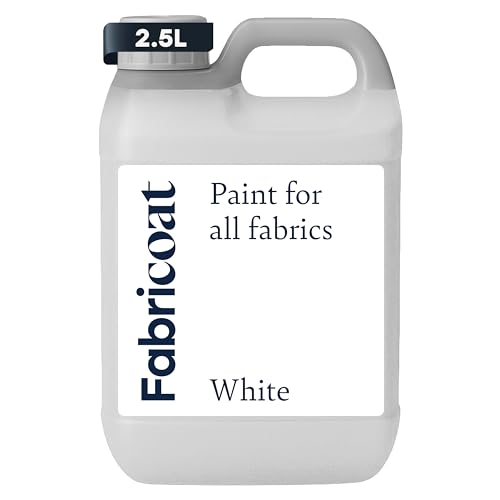 Image of Fabricoat Fabric Paint & Upholstery Dye, White, Flexible Finish