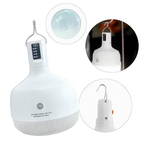 Lâmpada de Emergência de 48W, 3,7V 4000mAh, 3 Modos de Iluminação, Carregável via Micro USB