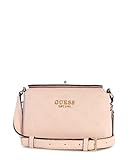 GUESS Damen Phoebe Mini Crossbody Bag Umhängetasche, Rosenwasser-Logo