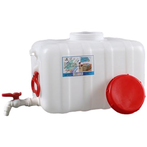 Réservoir d'eau avec robinet en PEHD 15L bidon de camping avec poignée robuste