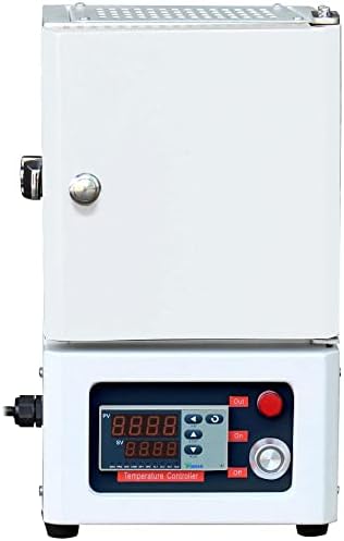 Compact Tabletop Muffle Furnace -1050°C (1922F) 4x4x4" W/ 30-Seg PID Controller. for Dental, Dentistry cast, Ceramic Works, Jewelry Treatment