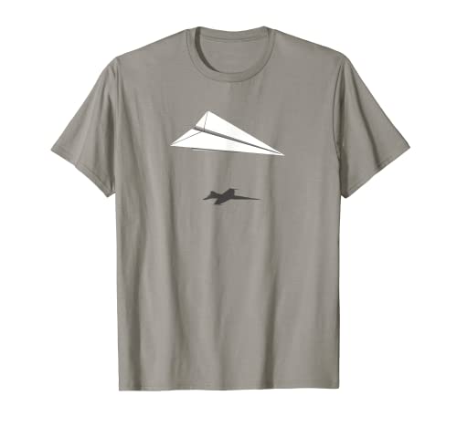Paper Airplane Shadow FA 18 Camiseta Hornet Camiseta