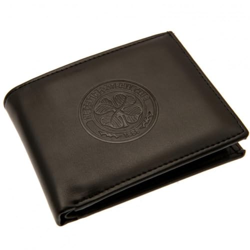 Image of Celtic Football Club Official Leather Wallet RFID Protection Team Crest Badge